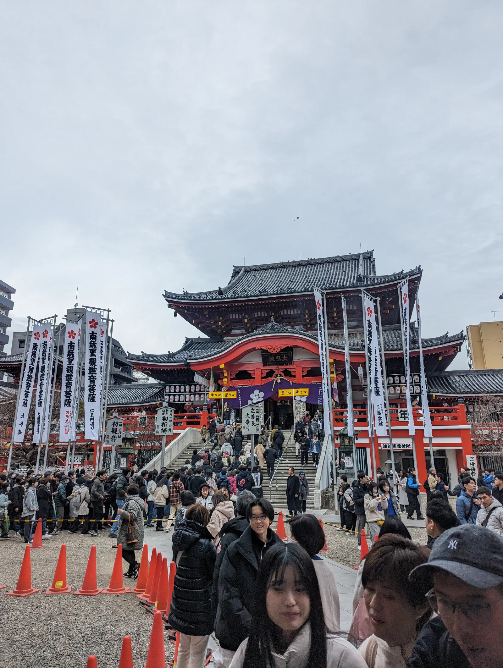 大須觀音,不愧是新年假期,人山人海