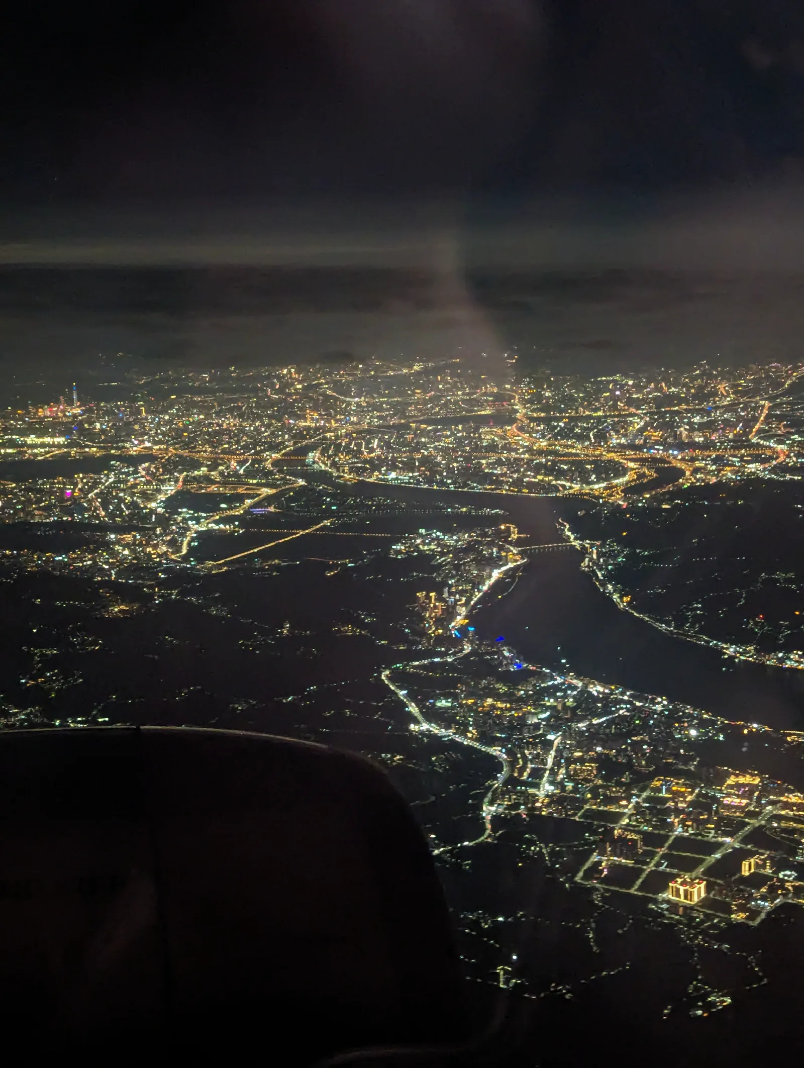 淡水河口夜景