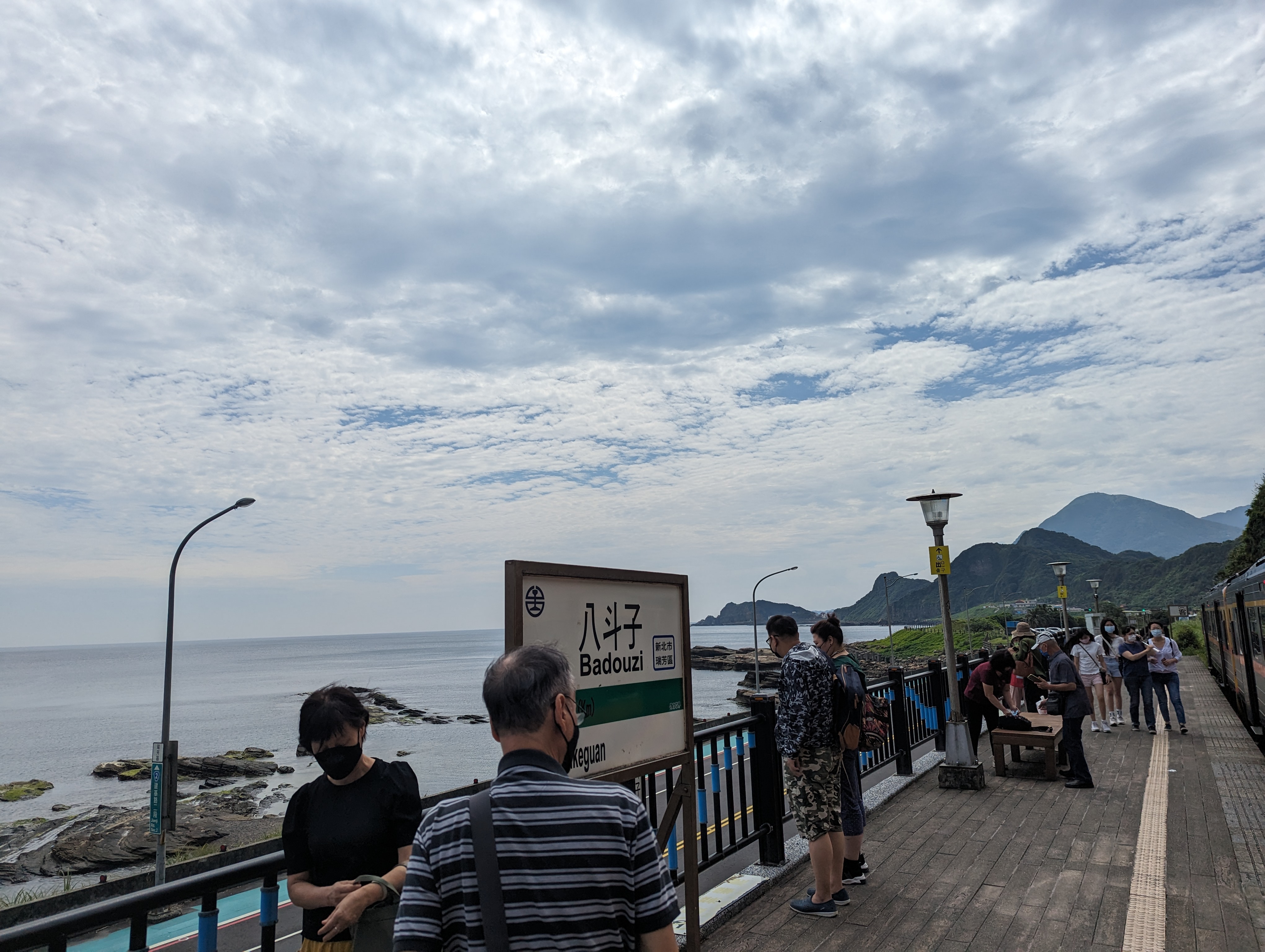 八斗子站的海很好看